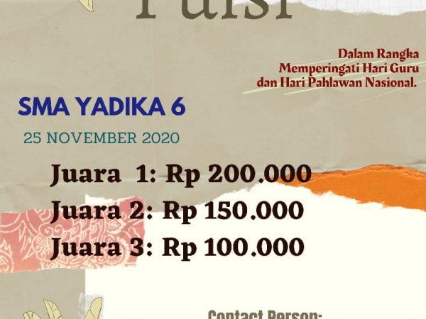 LOMBA MUSIKALISASI PUISI