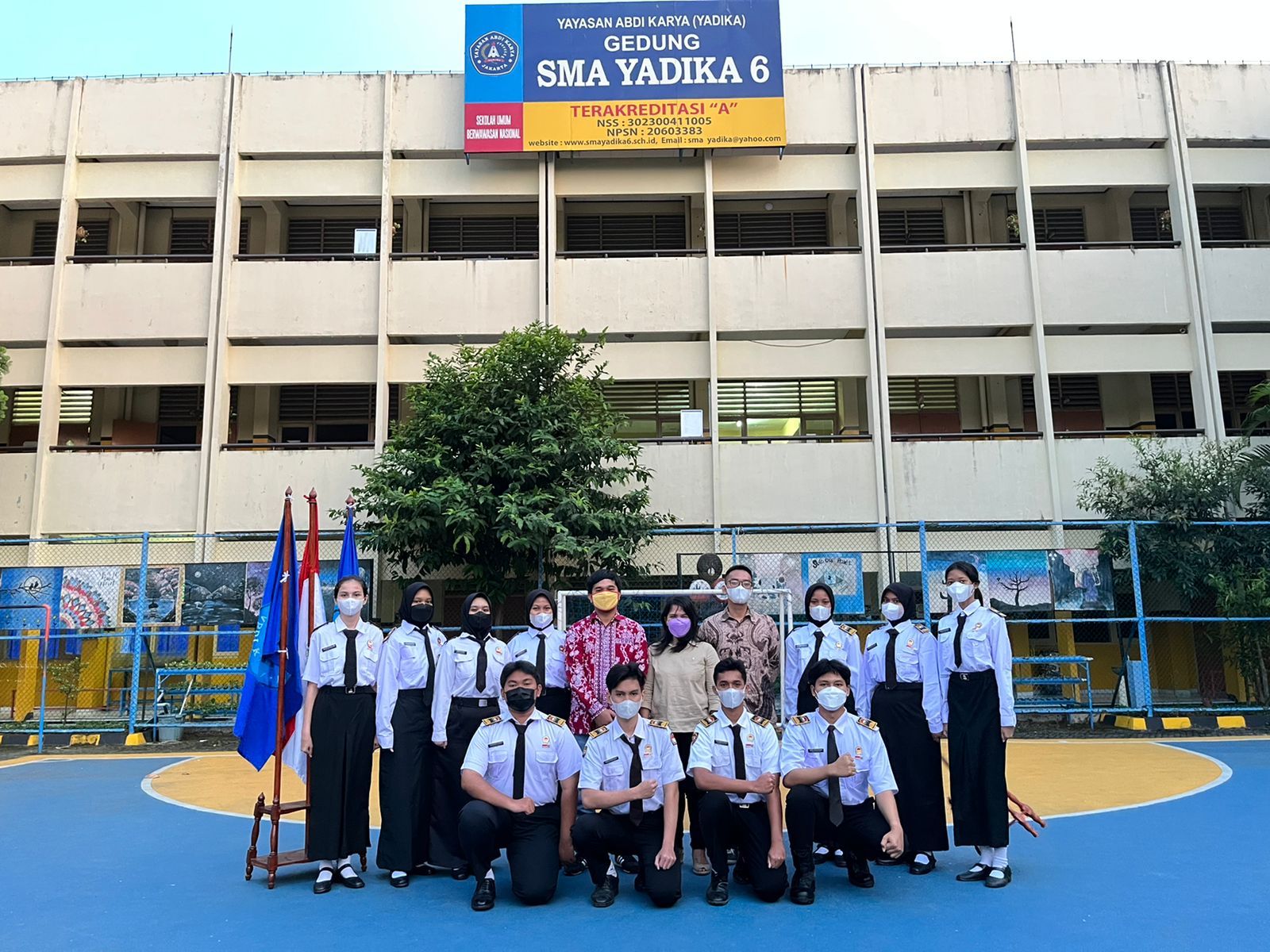 KEGIATAN PELANTIKAN PASKIBRA SMA YADIKA 6